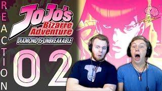 SOS Bros React - JoJos Bizarre Adventure Part 4 Episode 2 - Josuke and Jotaro Team-up