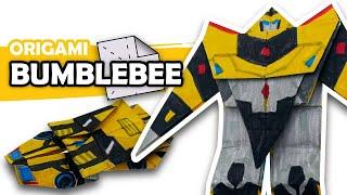 How to make a Transforming AUTOBOT BUMBLEBEE Origami Transformer