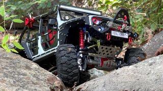 110 Scale RC  TRAXXAS TRX4 Jeep Wrangler Rubicon Valley AdventureGuest RC Car