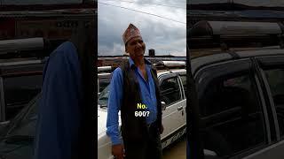 Bargaining for a Taxi in Pokhara Nepal 