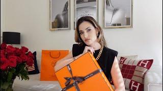 SCORED MY FIRST HERMES BAG IN PARIS STORE   UNBOXING CLASSIC HARD TO GET COLOR