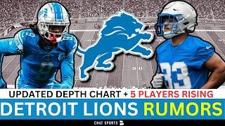 Detroit Lions Rumors 5 Players Who SHINED In Minicamp Lions Updated Depth Chart Lions Minicamp