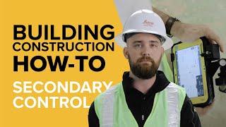 How To Setup Secondary Control Points With Your Robotic Total Station Leica iCON iCR70