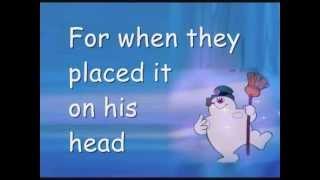 Frosty the Snowman with lyrics