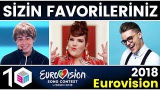 Sizin Seçtikleriniz İşte BuMesele izleyicilerinin 2018 Eurovisiondaki Favori Şarkıları - Top 10