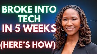 How She Broke Into Tech Sales at a Market Leader In 5 Weeks