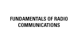 Fundamentals of Radio Communications