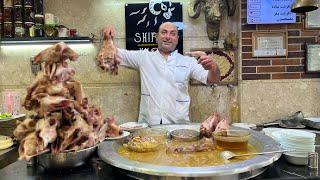 Kale Pache LAMB HEAD Traditional Iranian Food  SHEEP HEAD for Breakfast  Persian Restaurant