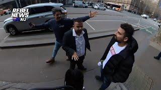 Syrian man CONFRONTS Avi Yemini on the street in Melbourne