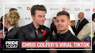 Chris Colfer Says Hes Concerned & Aroused Over His Viral Glee Song on TikTok