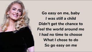 Adele - Easy On Me Lyrics