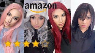 Testing the 9 highest rated cheap wigs on AMAZON *shocking*