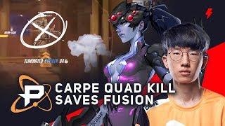 The Full Story Behind Carpes Widowmaker Quadruple Kill  Overwatch League