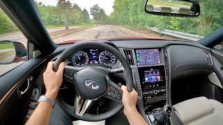 2022 Infiniti Q50 Red Sport 400 - POV Driving Impressions