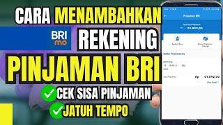 Cara Menambahkan Rekening Pinjaman BRI di brimo tanpa ke BANK