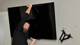 What Happens When You Mount a Giant TV Into Just Drywall?