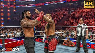 WWE 2K24 - Roman Reigns vs Solo Sikoa - Tribal Combat with Paul Heyman as Special Guest Referee