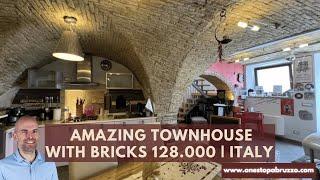 Incredible Townhouse With Bricks in Beautiful Atessa  Italian Virtual Property Tour