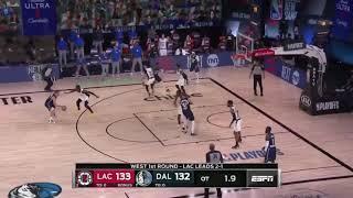 Luka Doncic Game Winning Buzzer Beater  Clippers vs. Mavericks  2020 NBA Playoffs