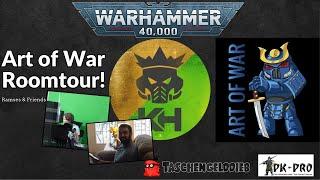 ART OF WAR 40k ROOMTOUR - Adrians time with 40k professionals - Warhammer 40k