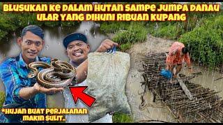 TEROBOS HUJAN DALAM HUTAN BERBURU RIBUAN KUPANG DI DANAU ULAR