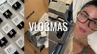 VLOGMAS DAY 9 huge Skims unboxing pilates work day + more