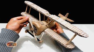 Como hacer Avión de cartón muy fácil DIY How to make airplane from cardboard  CdArte