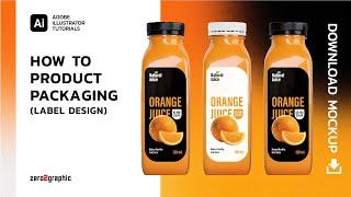 Packaging Design Tutorial Label Design in Adobe Illustrator  Full Process