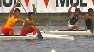 2006 Sprint Canoe World Champ  Szeged C2 200m Semi China