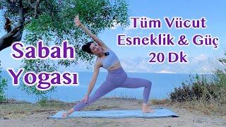 Sabah Yogası  20 Dkda Esne Güçlen ve Doğanın Enerjisini Hisset  Ayşe Kaya İle Yoga