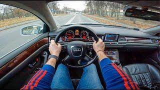 2005 Audi A8 D3 3.2 i V6 260 HP POV Test Drive