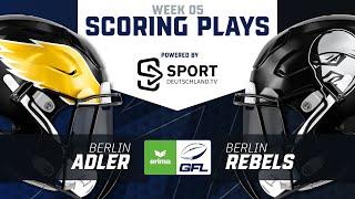 Berlin Adler vs. Berlin Rebels  Highlights - ERIMA GFL 5. Spieltag  SDTV Football