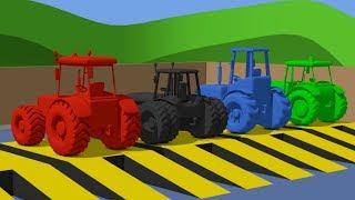 Tractor and other stories about childrens agricultural vehicles - Video for Kids - Traktory Bajki