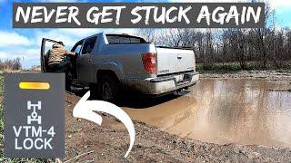 Honda Ridgeline VTM-4 Lock EXPLAINED Not A REAL LOCKER  Gone MUDDING