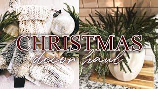 Christmas Decor Haul pt 2  Aesthetic High End Dupes  Target  Joanns  Hobby Lobby  Etsy