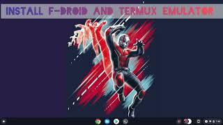 f-droid and termux  installation in Chrome Os #fdroid #termux #termuxapp