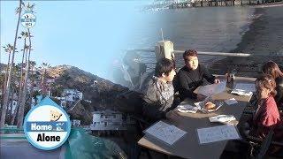 Hyun Moo Finished Ordering with Fluent English at LA Restaurant Home Alone Ep 239