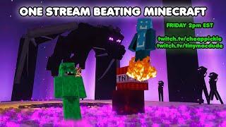 We Beat Minecraft in One Stream