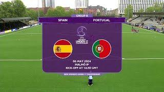 Womens U-17 Euro 2024. Spain vs Portugal