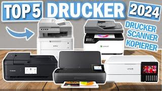 Top 5 MULTIFUNKTIONSDRUCKER 2024  Die Besten Drucker Scanner Kopierer im Vergleich