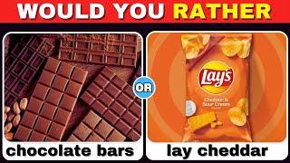 would you rather ...? Sweets vs Sour Junk Food Edition 