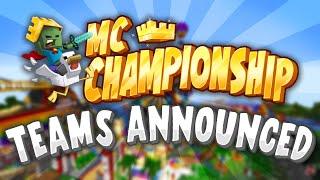 MCC 25 Teams ANNOUNCED Minecraft Championship