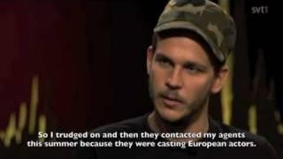 Gustaf Skarsgård on Skavlan subtitled