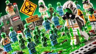 Oh No Police Escape from Danger  Lego Zombies and Police City  Brick Rising