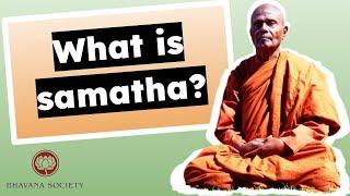 Bhante G talks about samatha and vipassana meditation pt 1