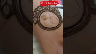 Engagement Rings Mehndi design #viral #trending #ytshortsindia #yt #ytshort#short #shorts