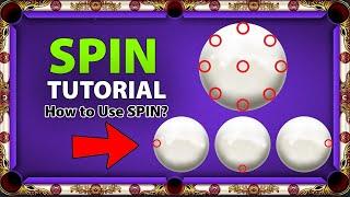 8 ball pool SPIN TUTORIAL for beginners - How to Use SPIN?