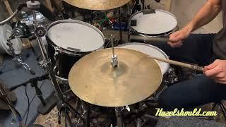 1970s Zildjian New Beat 14” Hihats 1097 1493 g￼