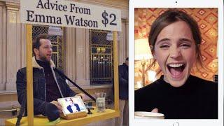 Emma Watson Gives Strangers Advice for $2 at Grand Central  Vanity Fair