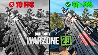 COD WARZONE 2 FPS BOOST for LOW END PCs Config File